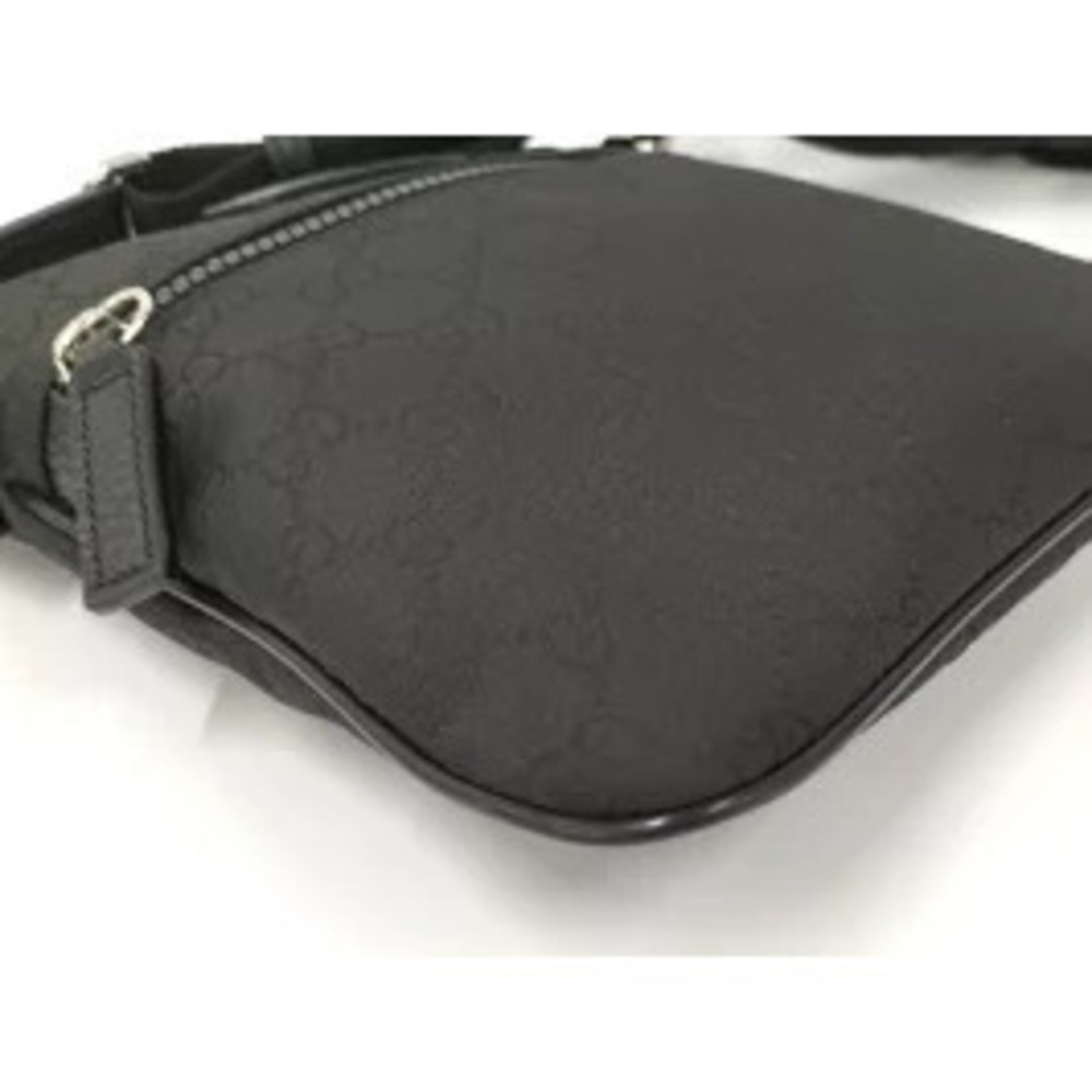 Gucci GG Canvas Messenger Crossbody Bag Black - Picture 4 of 9